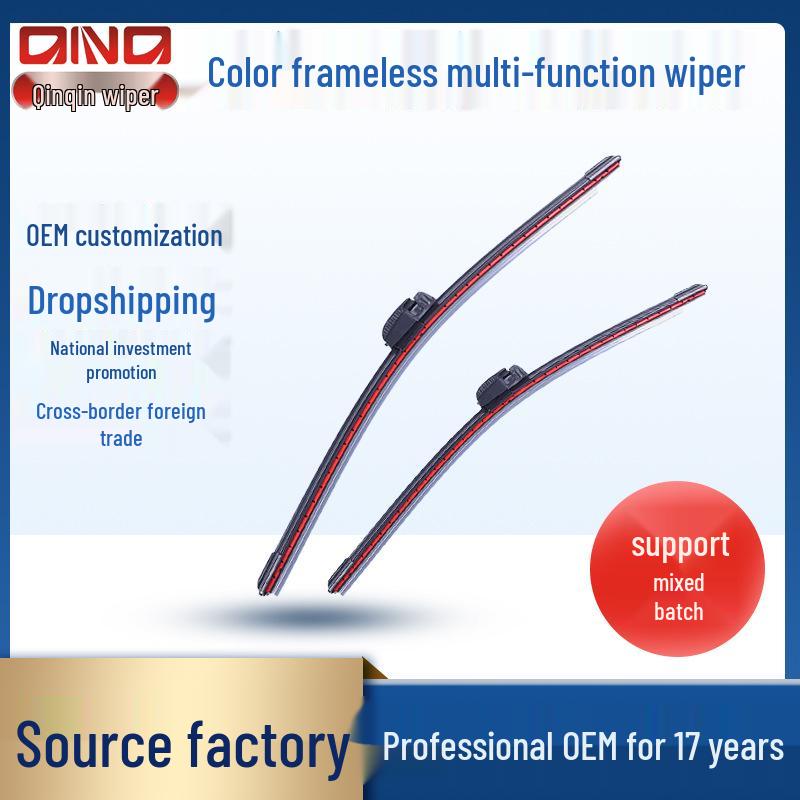 

Boneless Multifunctional Car Window Wiper Blade with Adapter for Electric Vehicles 28 Inch