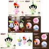 The Powerpuff Girls Embroidered Plush Keychain With Style For Collectors And Gift Items