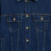 Coach Denim Jacket With Letter Print And Long Sleeves Men Jackets Blue CO801-COK