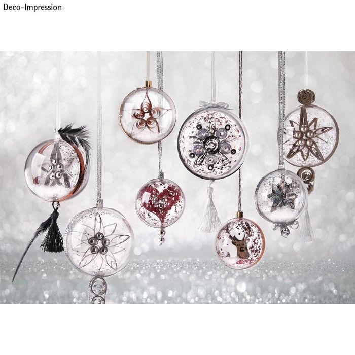 Plexiglass Ball - NO NAME - Ø14cm - Transparent - Round - Christmas Decoration