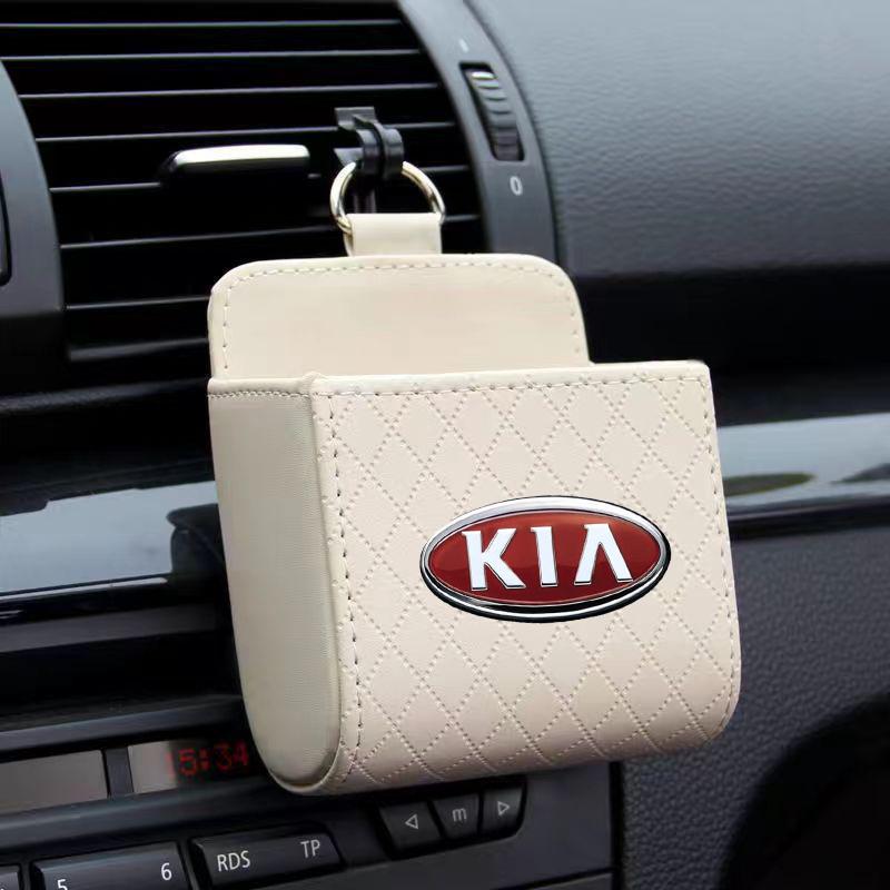 1pcs 2025 Fashion New Car Air Outlet Storage Box Phone Glasses Organizer Car Goods For KIA Cerato Sportage R K2 K3 K5 Sorento Sportage R Rio Soul