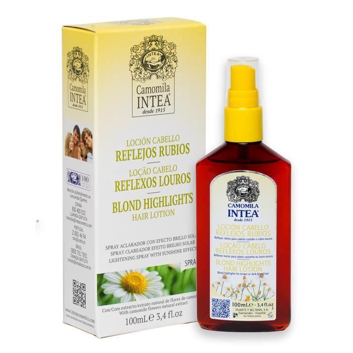 

Lotion - Reflets Dorés - Spray éclaircissant - 100 ml - Cheveux colorés - Application facile