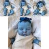 Bambola in Silicone 48cm Avatar Realistico Dipinto a Mano Per Collezionisti e Regalo