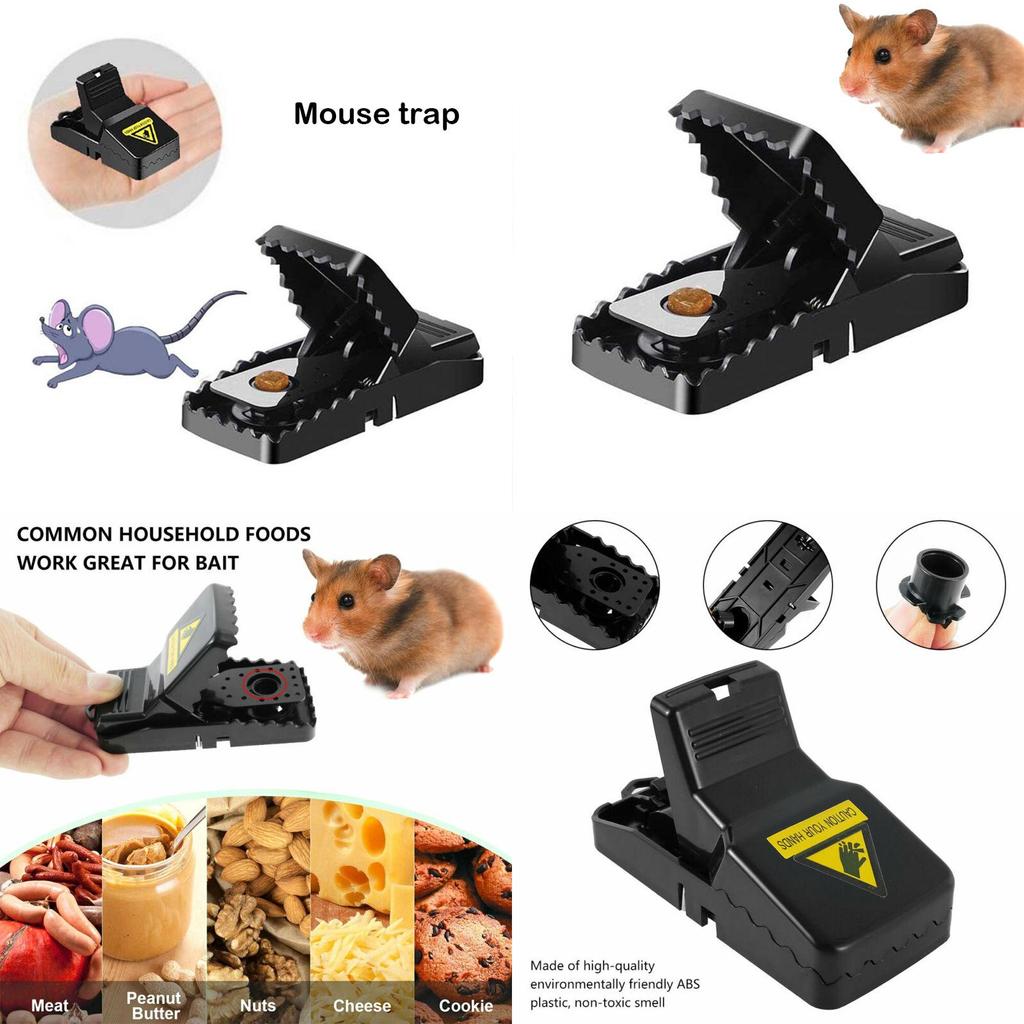 Durable And Reusable Plastic Mouse Traps For Effective Indoor Rodent Control