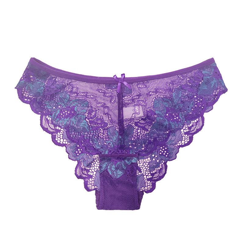 1pcs Women Panties Girls Sexy Lace Underpant Plus Size Pretty Underwear Female Seamless Low Waist Breathable Briefs Female Panty