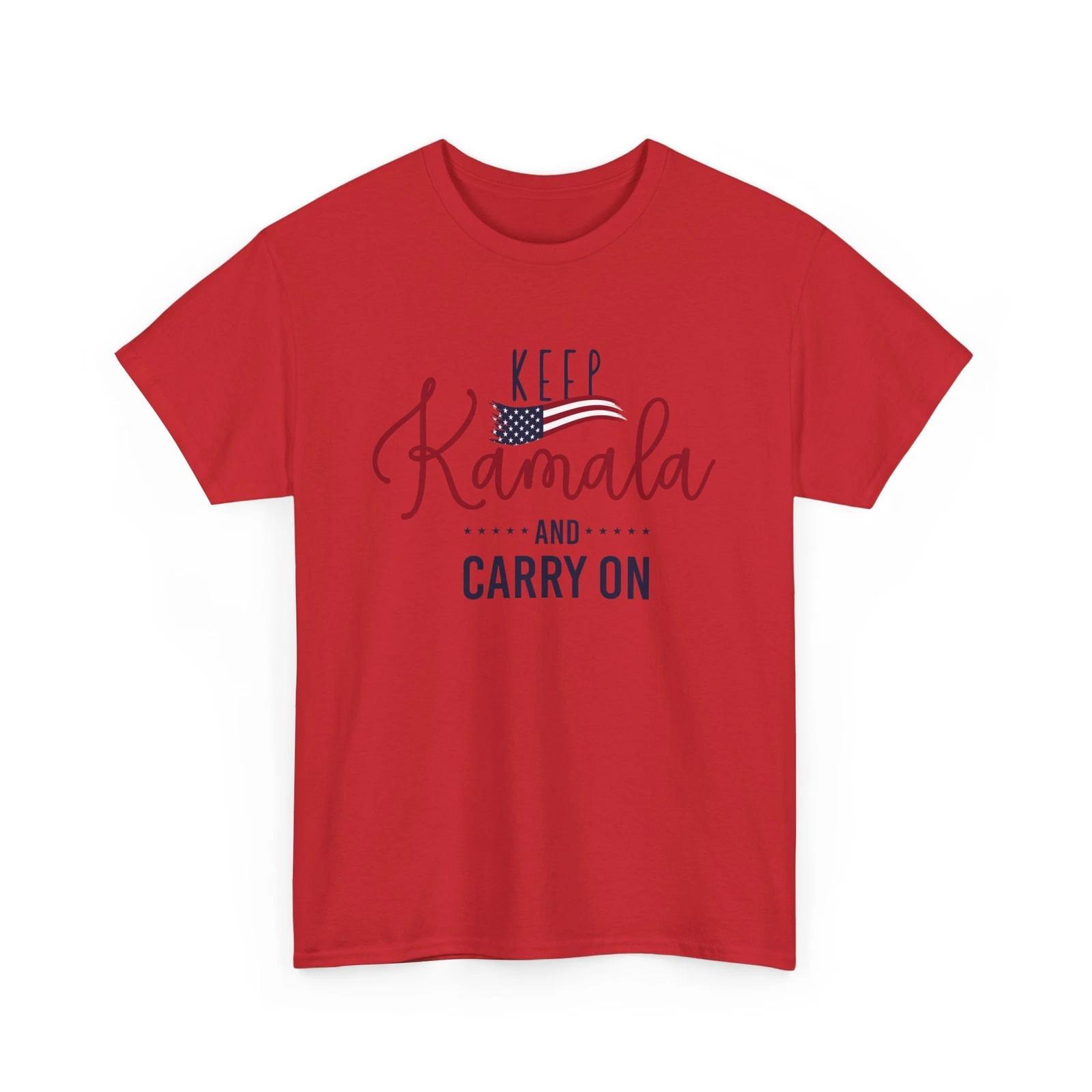 Strength & Freedom T-Shirt | Keep Kamala & Carry on | Kamala Harris Shirt L