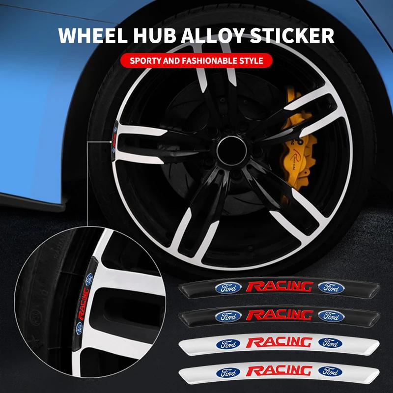New Wheel Eyebrow Anti-collision Strips Decorative Sticker For Ford Ranger Focus Kuga Mustang S-MAX Transit Mondeo Fusion Fiest