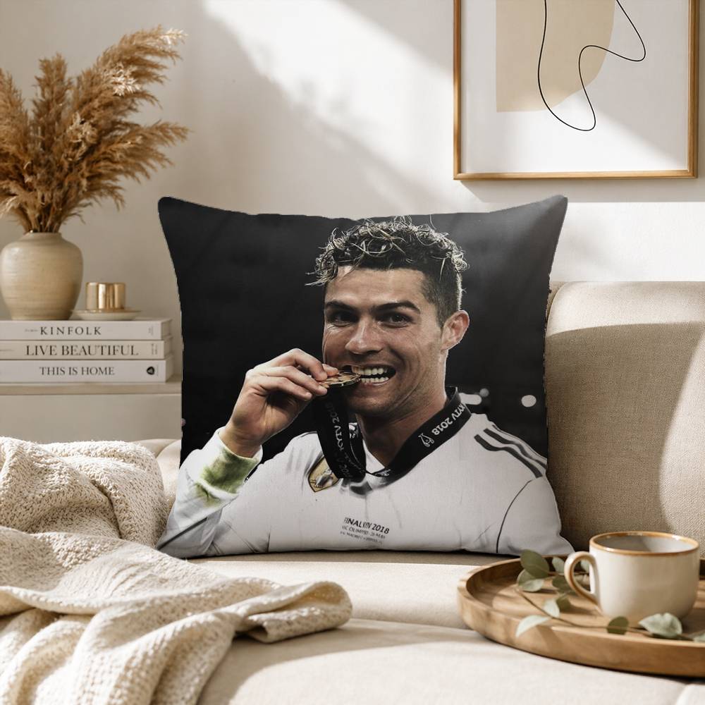 CR CCristiano RRonaldo Pillow Case for Sofa Living Room Home Office Decor Protective Cover