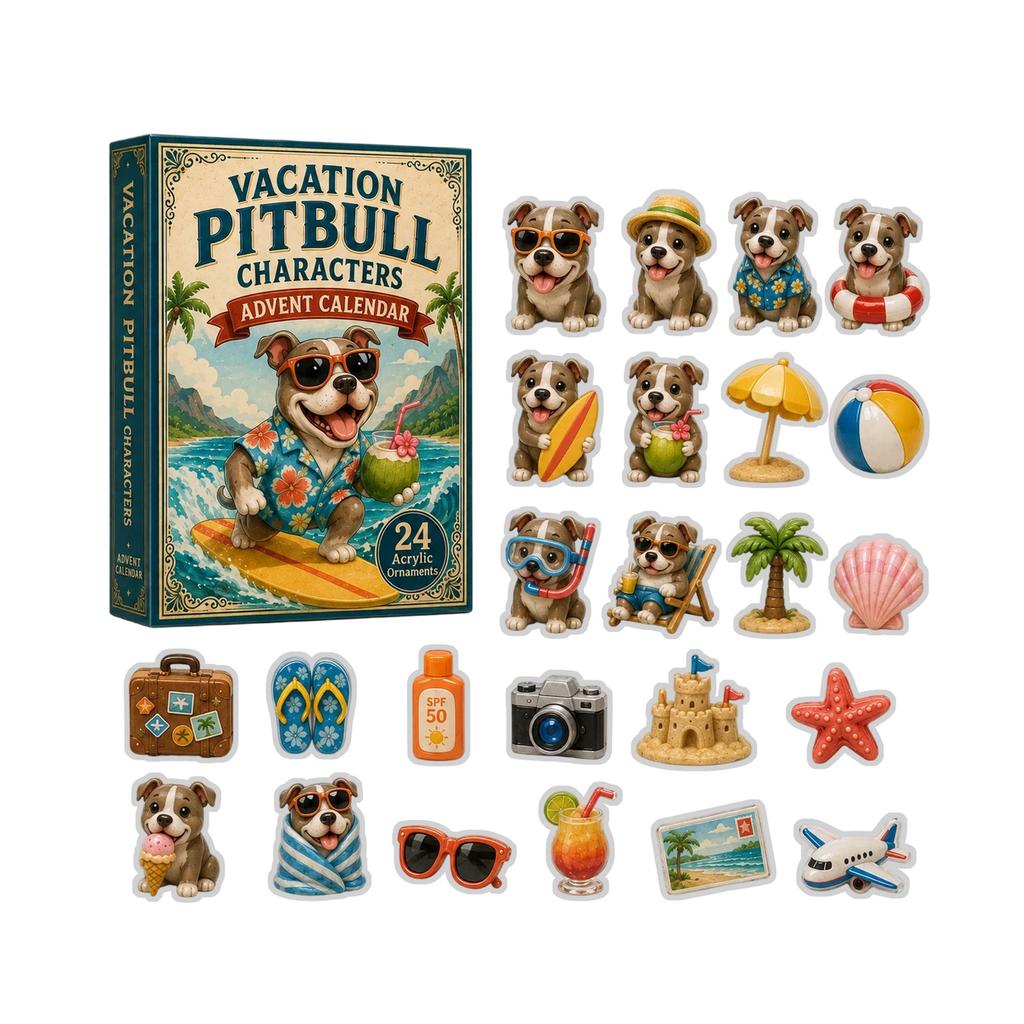 2026 Dog Vacation Advent Calendar 2D