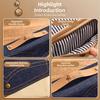 2-Layer Design Vintage Pencil Case Large Capacity Pencil Bag Stationery Organizer  Students Use