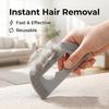 1pcsFlexible Silicone Hair Stick Artifact: Double Hair Removal by Shaving and Sticking