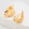 Accessories Geometric Irregular Folds Earrings Liquid Lava Wind Ladies Earrings Stud Earrings