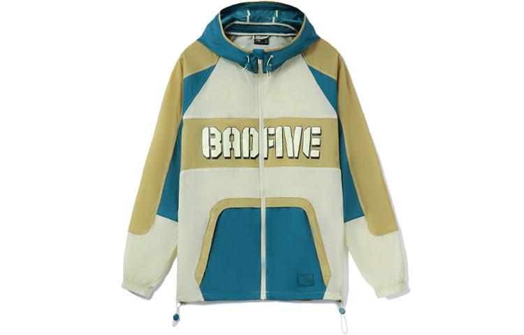 Li Ning Jackets Men s Khaki Blue Hooded Moderate Other AFDR371-1 L