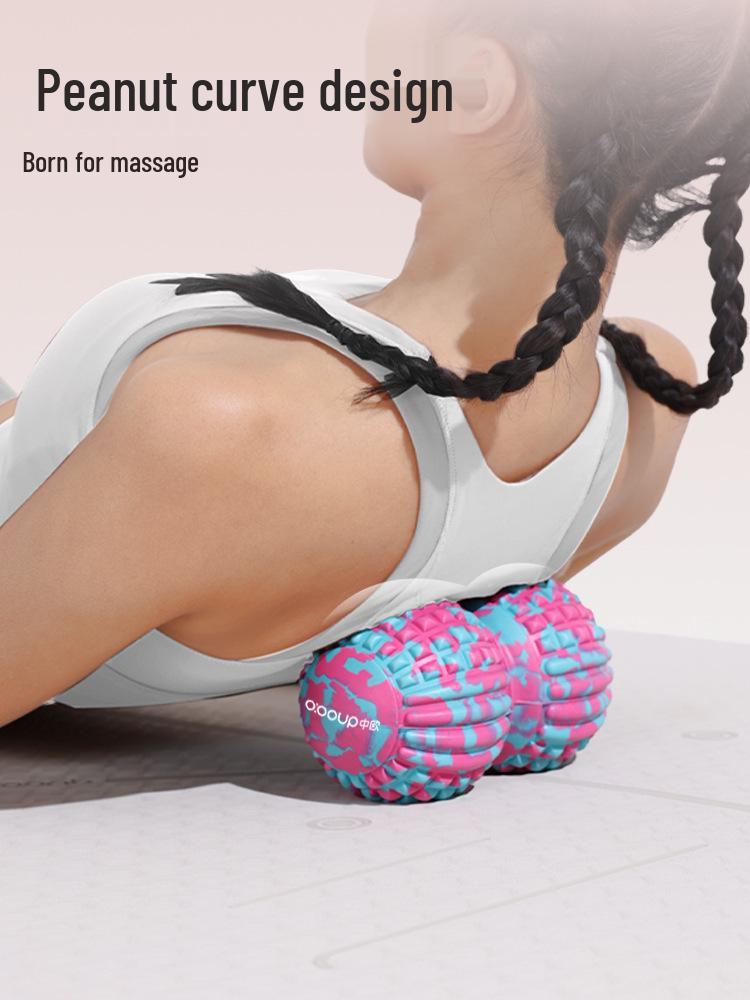 Plantar Fasciitis and Muscle Relaxation Peanut Massage Ball for Foot, Ankle, Shoulder, and Yoga Meridian Therapy