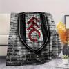 Fulham FC Pattern Flannel Blanket, High Quality Comfortable for All Seasons, Home Decor, Warmth and Comfort, Perfect for Gifts.