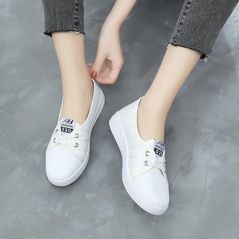 Women's Korean Style Breathable Canvas Shoes - Comfortable, All-Match, Shallow Mouth Design