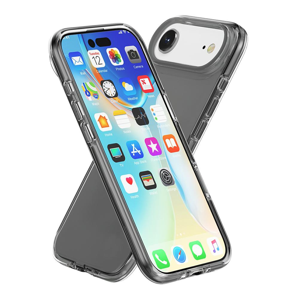 For iPhone 17 Air Case PC+TPU Shockproof Clear Phone Cover