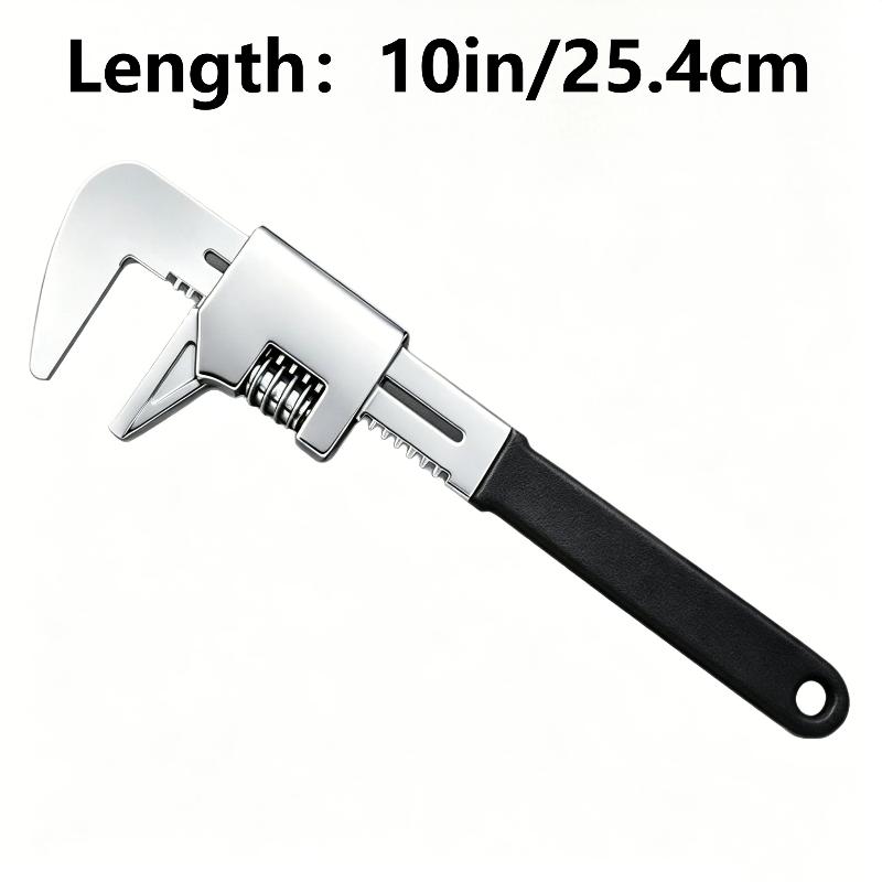 Easy Adjust Adjustable Wrench Wide Opening Multifunctional for Home Repair DIY Plumbing Daily Maintenance