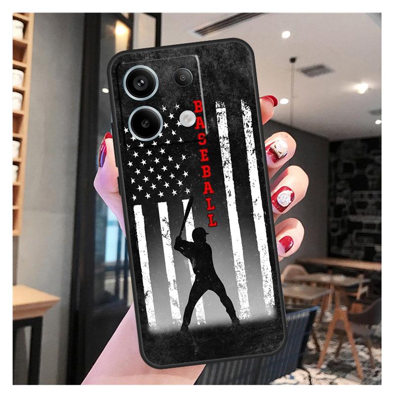 Baseball Case For Xiaomi Redmi 12 13 C 9C 10C Redmi Note 13 Pro 9 10 11 12 9S 10S 11S 12S Back Cover