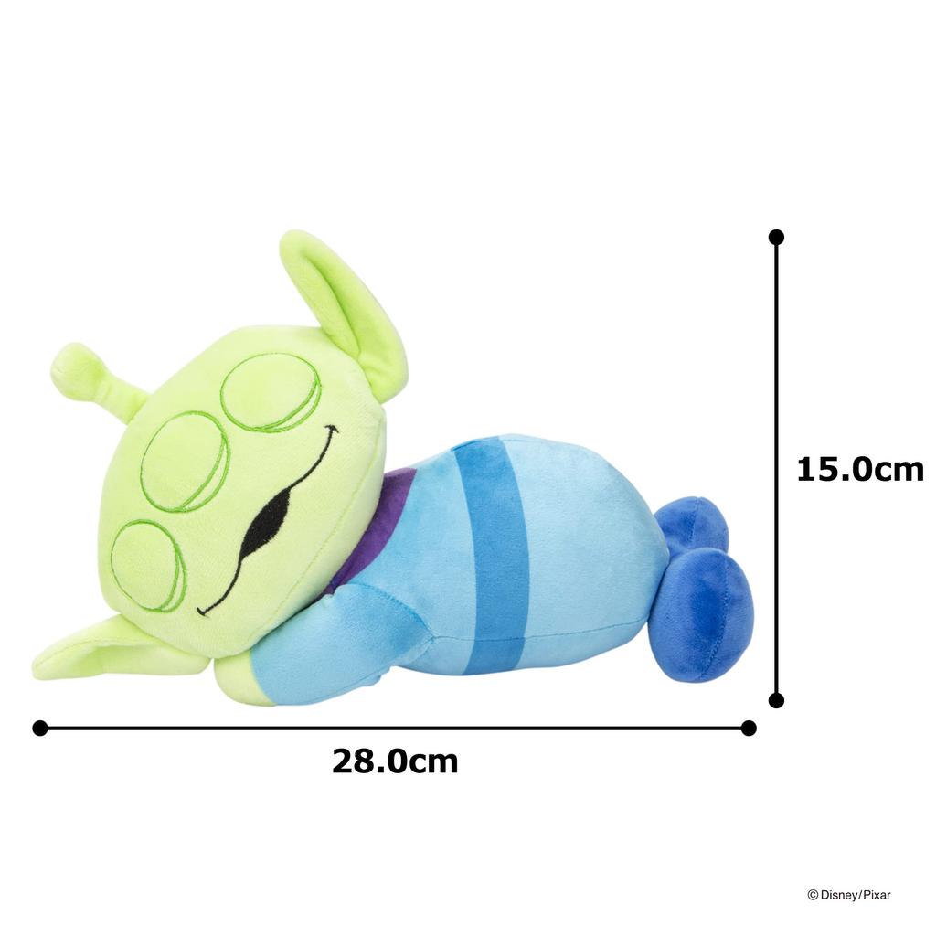 MORIPiLO Toy Story Alien Body Disney Sleeping Pillow Micro Large Plush Green Morishita Pillows Pillow, (Small), Approx. 30cm, Skin-Friendly Fabric,