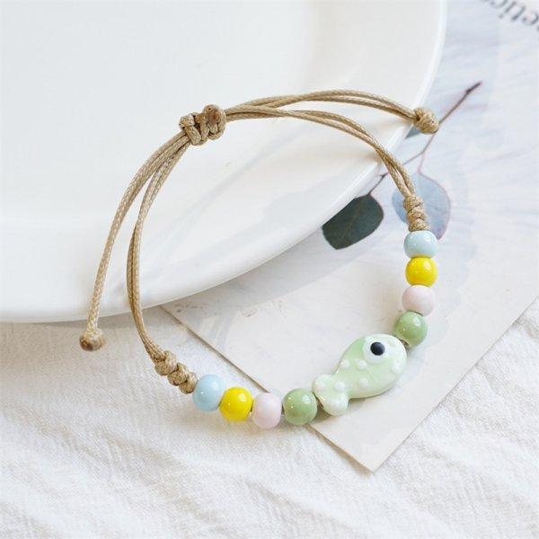 Simple Handmade Braided Shell Bracelets for Women Bohemian Starfish Turtle Adjustable Bracelets Friendship Beach Holiday Jewelry