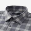 FIRS Men's Brushed Cotton Thickened Long-Sleeve Business Casual Shirt