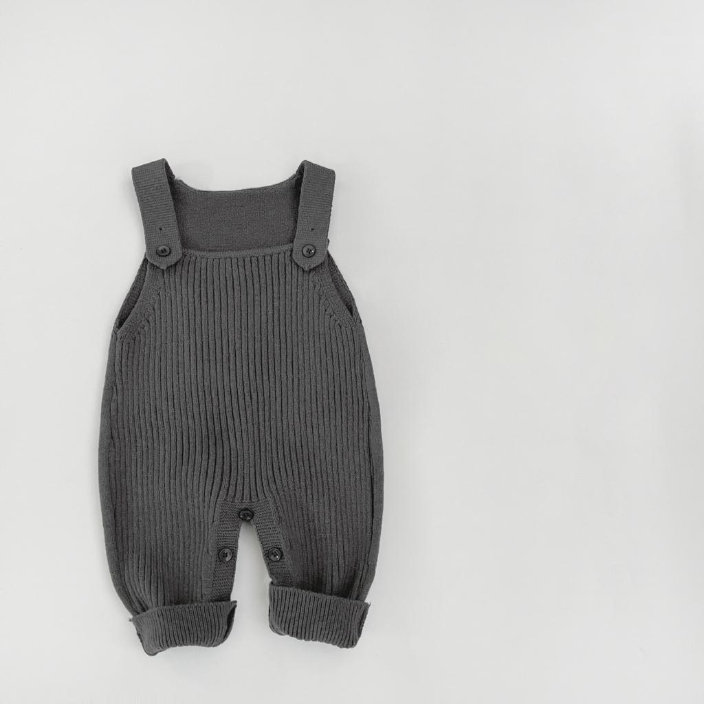 Baby Clothes Super Cute Baby Spring And Autumn Knitted Overalls Fashion Polo Shirt Sweater Split Two-Piece Set