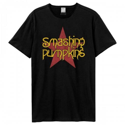 Amplified Unisex Adult Star Logo The Smashing Pumpkins T-Shirt