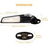 Wing Rearview Side Mirrors LED Turn Signal For Suzuki GSXR 600 750 1000 GSX1000 For HONDA, Yamaha Motorcycle Accessories