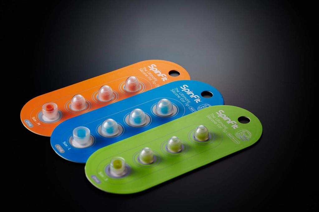 SpinFit CP145 silicone earpieces pairs of medium (2 size)
