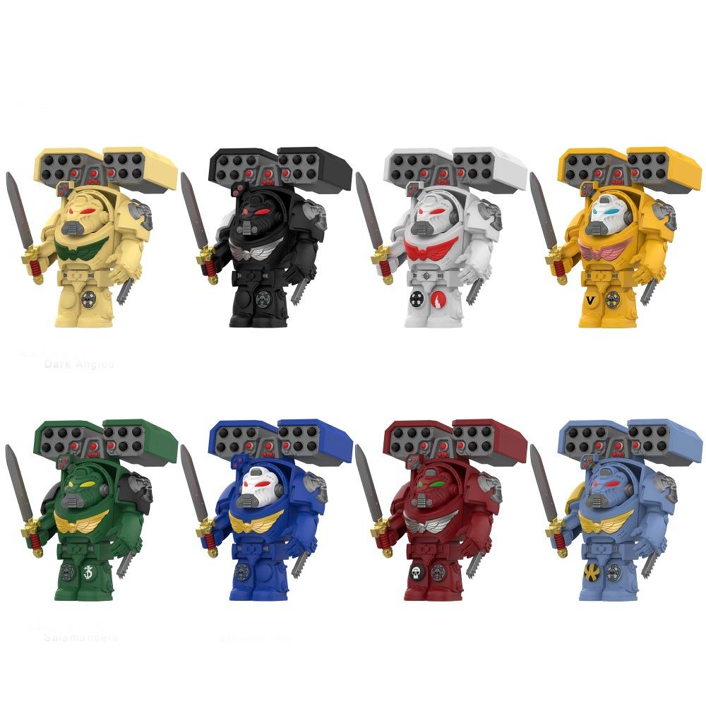 Militray Custom Heavy Armor Building Block Figures Mini War Soldier Model Kit Compatible with Major Brands Gift for Collectors