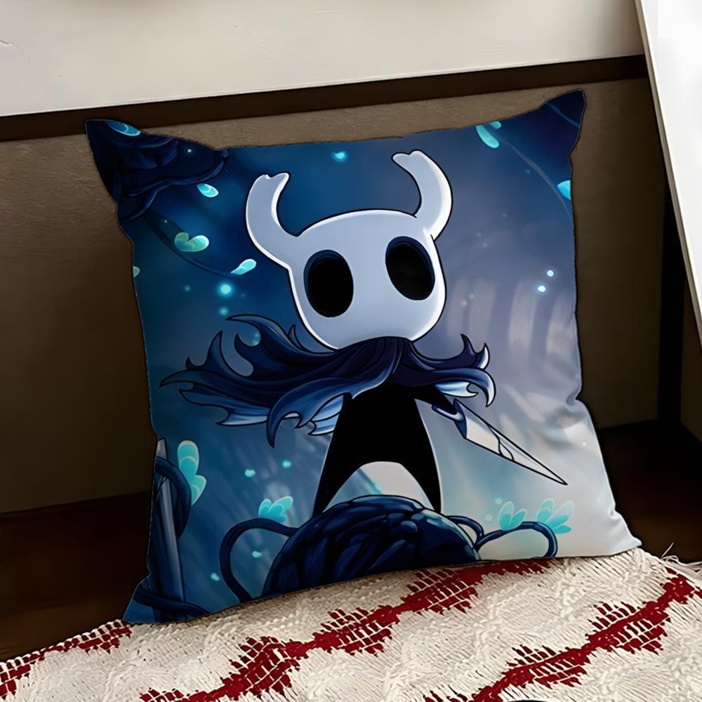 HHollow KnightS Cushion Cover Reversible Soft Durable Pillow Cover Home Car MultiScene Use for Daily Comfort