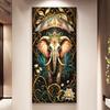 Southeast Asian Gorgeous Elephant 5D Diy Diamond Art Painting Large Size Cross Stitch Kits Diamond Mosaic Animals For Room Decor