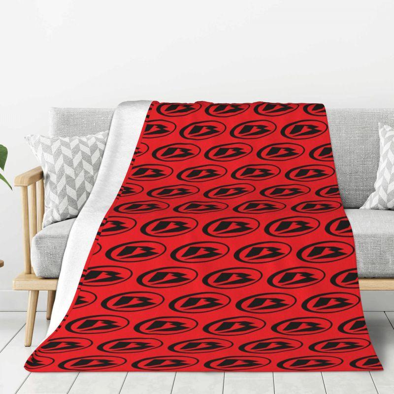 Custom Betas Motorcycles Racing Logo Blankets Warm Flannel Throw Blanket for Bedding Couch Quilt
