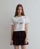 ODER Flower Print Crop T-Shirt - 2 Colors