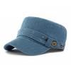 Rivet Denim Flat Top Hat Women's Sun Hat Duck Tongue Hat