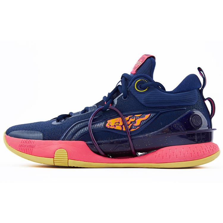 Li Ning Speed 8 Premium BOOM Technology Fabric Cushioning Slip Resistant Abrasion Resistant Mid Top Light Foam, ABAR071-7