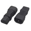 Portable Male To Female C14 To C13 Adapter C14 To C15/C14 To C5/C14 To C7 Power Cable Adapter Transfer Plugs ABS-made
