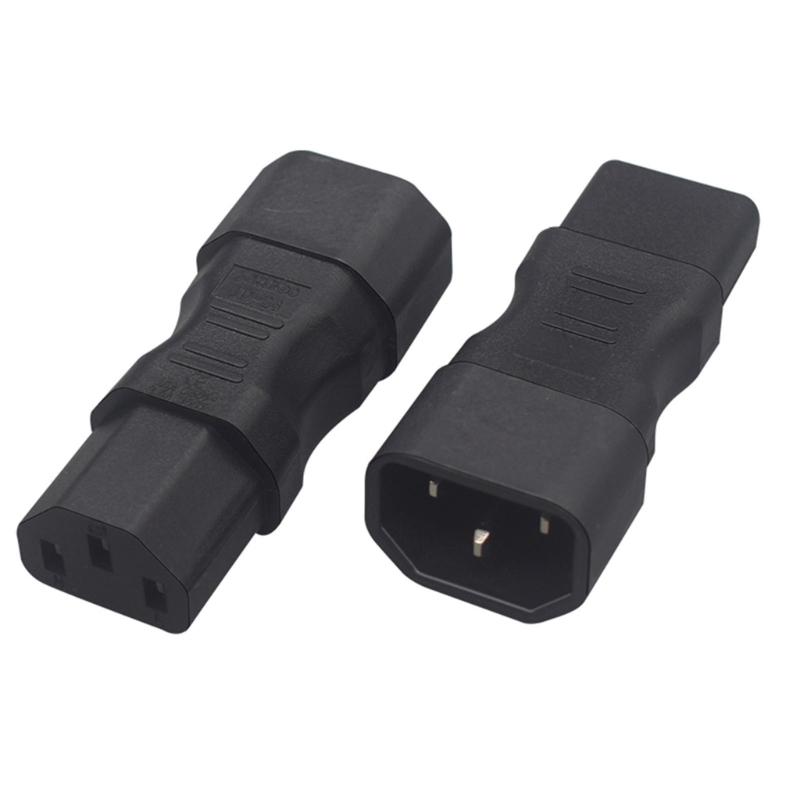 Portable Male To Female C14 To C13 Adapter C14 To C15/C14 To C5/C14 To C7 Power Cable Adapter Transfer Plugs ABS-made