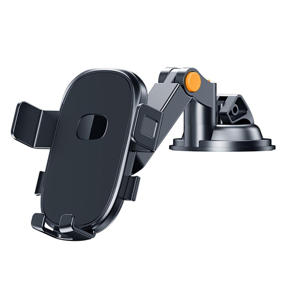 Adjustable Vehicle Phone Holder with Suction Cup and Silicone Protection