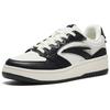 Anta Slip Resistant Abrasion Resistant Low Top Skateboard Shoes Women's Black White 922338088-5