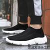 Summer new large size fly-woven socks sneakers, breathable lazy overshoes casual shoes