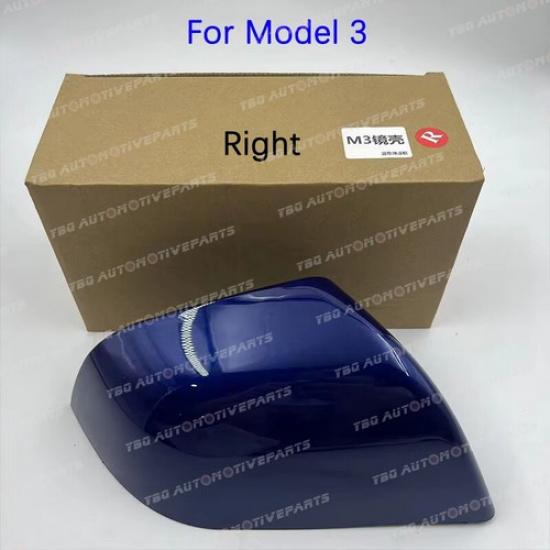Side Mirror Cover For Tesla Model 3 2018 -  Wing View Mirror Shell Cap Cover