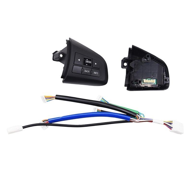 For Mazda 3 5 CX7 Compatible Car Steering Wheel Audio Control Button Switch With Wiring Harness