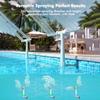 Pool Fountain Duals Spray Water Fountains forAbove Ground Inground Pools, 2-in-1 Adjustable Waterfall Pool Sprinkler Fountain