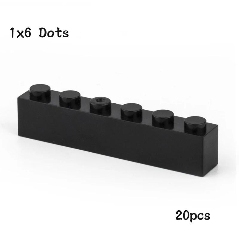 40 Stück Bausteine DIY dick 1x6 Noppen 14 Farben Steine Größe Kompatibel mit 3009 Steinen Kinderspielzeug Pädagogisch für Kinder
