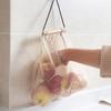 Bathroom Hollow Hanging Bag Kitchen Garlic Hanging Mesh Bag Storage Bag Wall Hanging Fruit Storage Bag