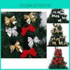 Elegante Weihnachts-Schmetterlingsschleifen 12er-Pack in leuchtenden Rot-, Silber- und Goldtönen