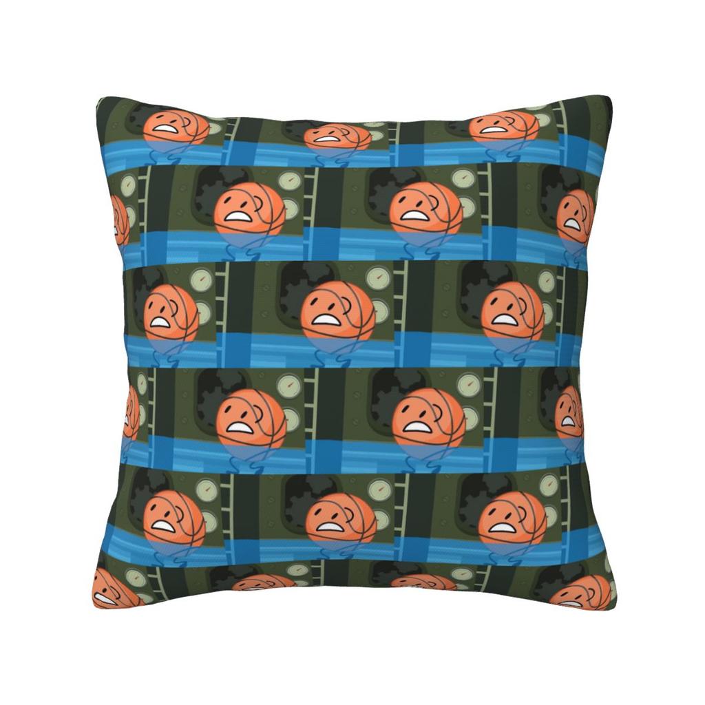 BFDI Four BFB Square Pillowcase Pillow Cover Cushion Zip Decorative Comfort Throw Pillow for Home Sofa