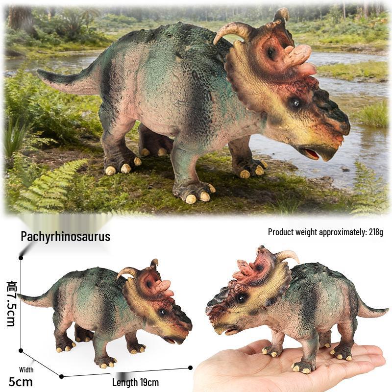 Jurassic Dinosaur Toy Set: Thick-Nosed Dragon, T-Rex, Velociraptor, Pterodactyl, Mosasaurus, Spinosaurus